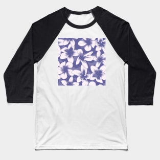 Ultra Violet  Frangipani Baseball T-Shirt